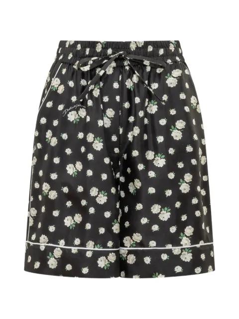 floral-print silk shorts by DOLCE&GABBANA