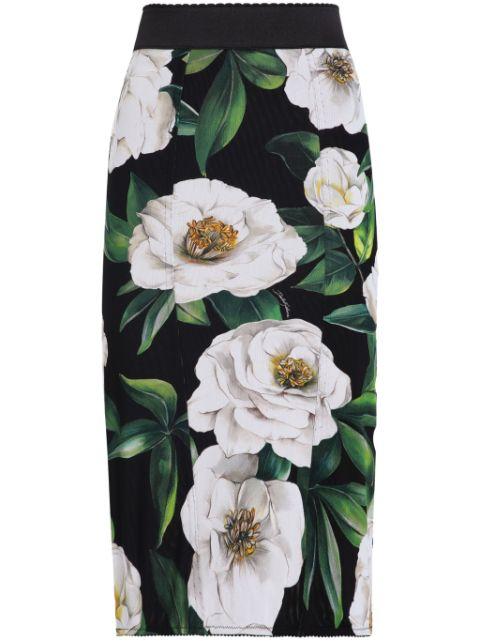 floral-print skirt by DOLCE&GABBANA