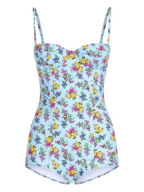 floral-print swimsuit by DOLCE&GABBANA
