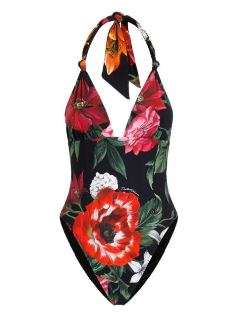 floral-print swimsuit by DOLCE&GABBANA