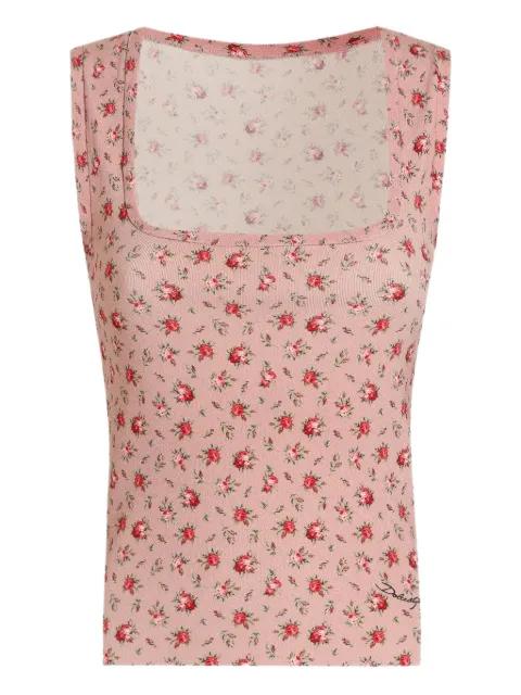 floral-print tank top by DOLCE&GABBANA