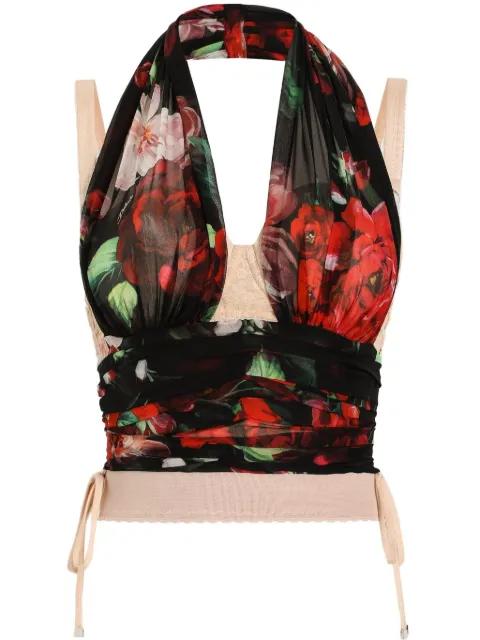floral-print top by DOLCE&GABBANA