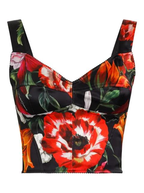 floral-print top by DOLCE&GABBANA