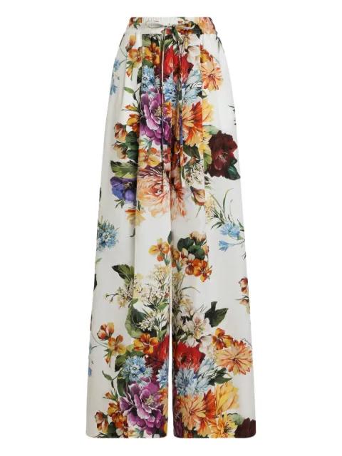 floral-print trousers by DOLCE&GABBANA