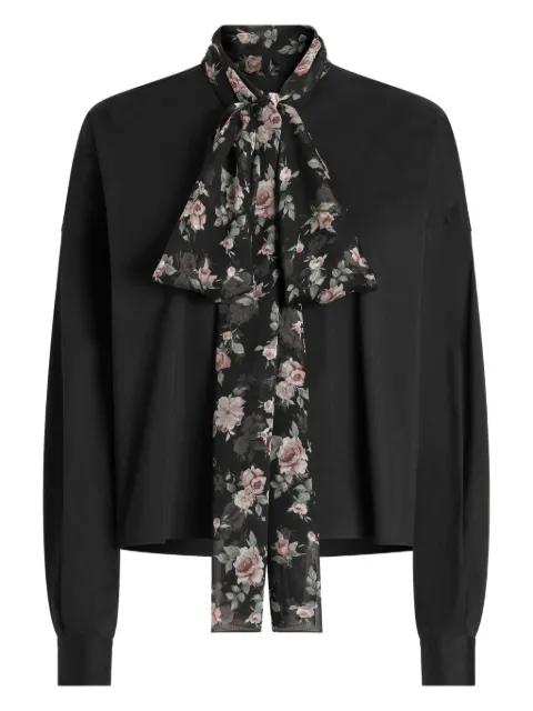 floral scarf top by DOLCE&GABBANA