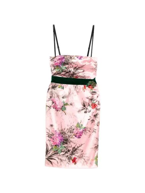 floral silk midi dress by DOLCE&GABBANA 