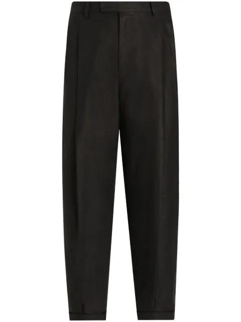 folded-edge trousers by DOLCE&GABBANA