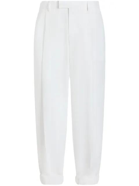 folded-edge trousers by DOLCE&GABBANA