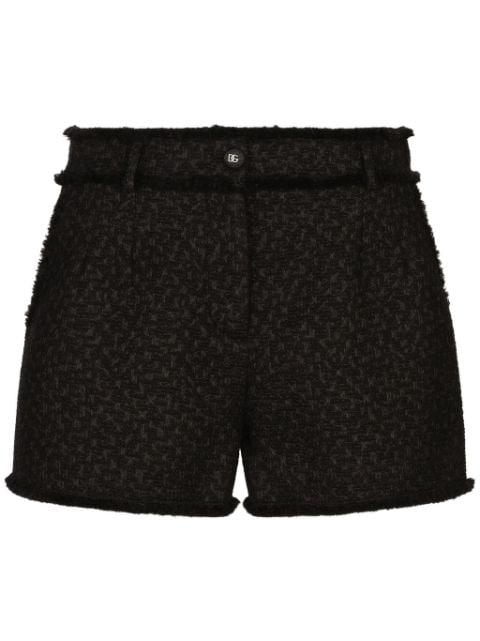 frayed detailing tailored shorts by DOLCE&GABBANA