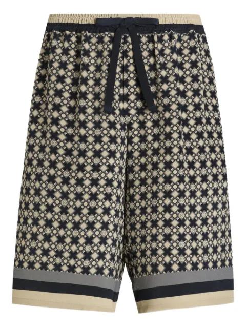 geometric-pattern drawstring shorts by DOLCE&GABBANA