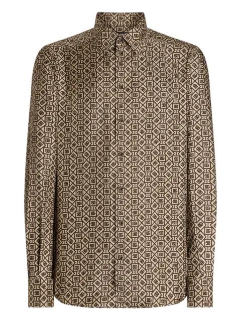 geometric-pattern shirt by DOLCE&GABBANA