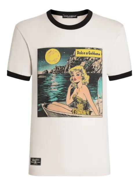 graphic-print T-shirt by DOLCE&GABBANA