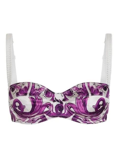 graphic-print bra by DOLCE&GABBANA