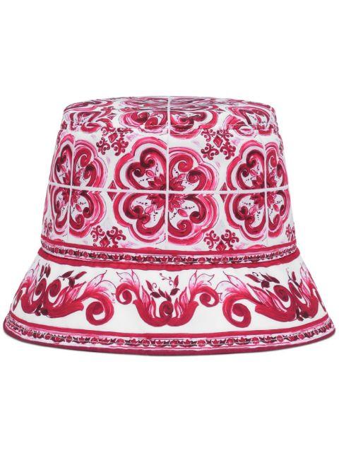 graphic-print bucket hat by DOLCE&GABBANA