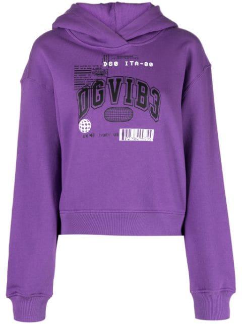 graphic-print cotton hoodie by DOLCE&GABBANA