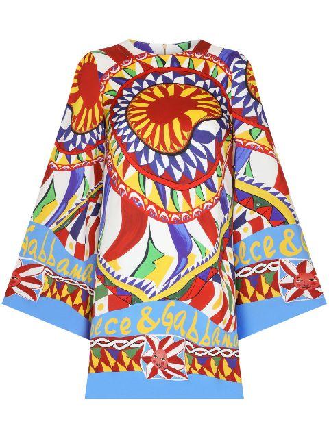 graphic-print mini dress by DOLCE&GABBANA