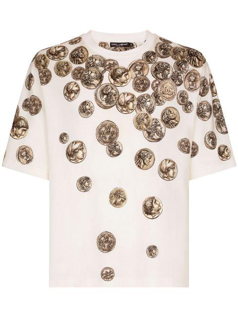 graphic-print short-sleeve T-shirt by DOLCE&GABBANA