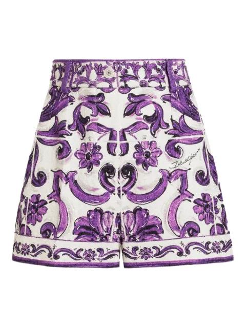 graphic-print shorts by DOLCE&GABBANA