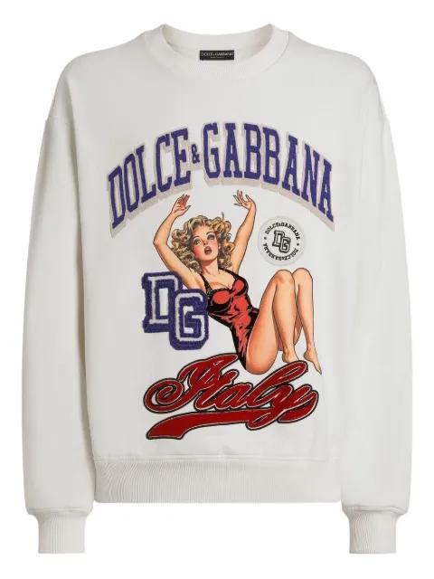 graphic-print sweatshirt by DOLCE&GABBANA