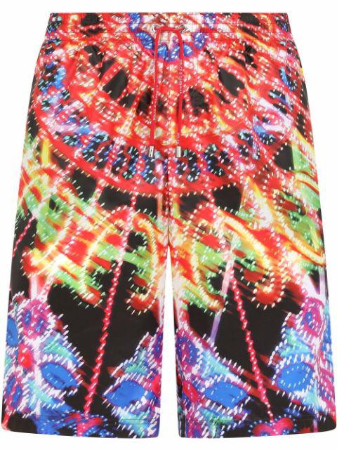 graphic-print swim shorts by DOLCE&GABBANA