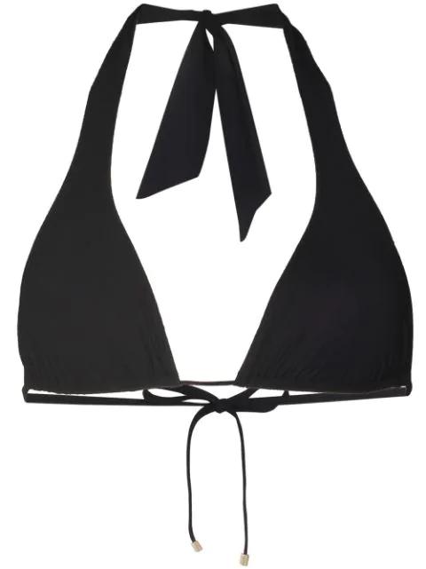 halterneck triangle bikini top by DOLCE&GABBANA