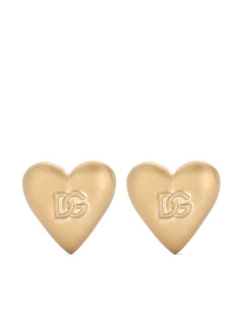 heart clip-on earrings by DOLCE&GABBANA
