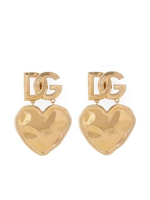 heart-pendant earrings by DOLCE&GABBANA