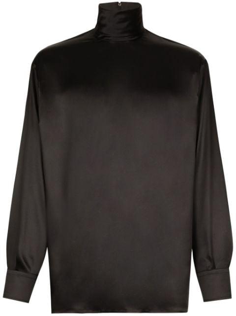 high-neck shirt by DOLCE&GABBANA