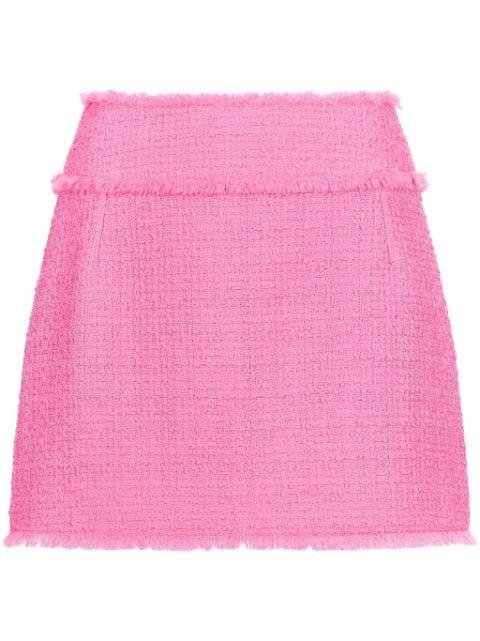 high-waist tweed miniskirt by DOLCE&GABBANA