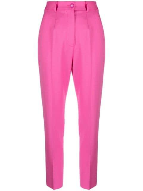 high-waisted tapered trousers by DOLCE&GABBANA
