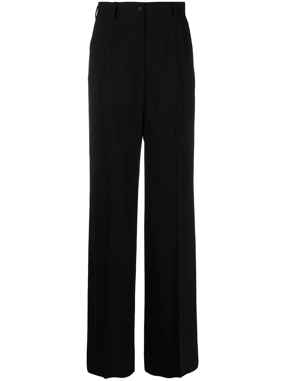 high-waisted wide-leg trousers by DOLCE&GABBANA