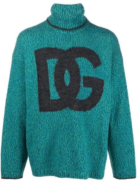 intarsia-knit logo jumper by DOLCE&GABBANA
