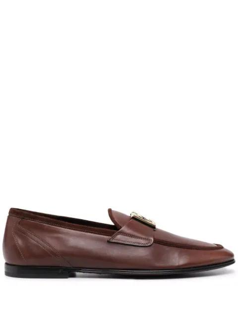 interlocking DG-plaque loafers by DOLCE&GABBANA