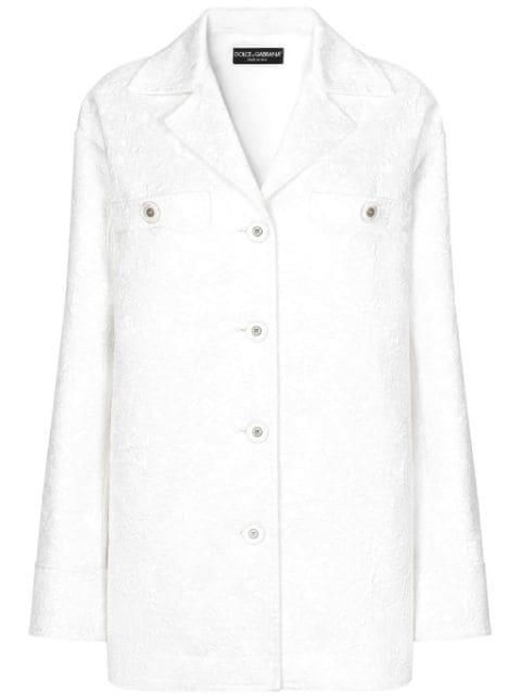 jacquard brocade coat by DOLCE&GABBANA