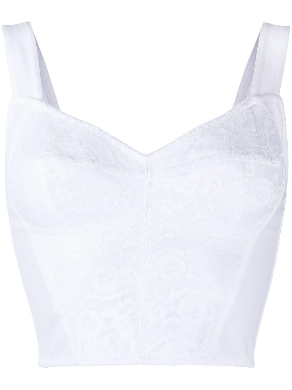 jacquard corset bustier by DOLCE&GABBANA