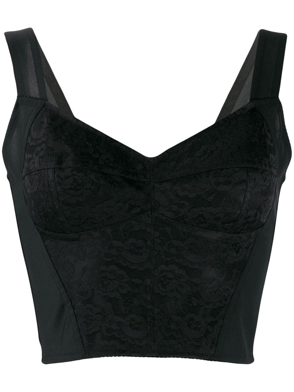 jacquard corset bustier by DOLCE&GABBANA