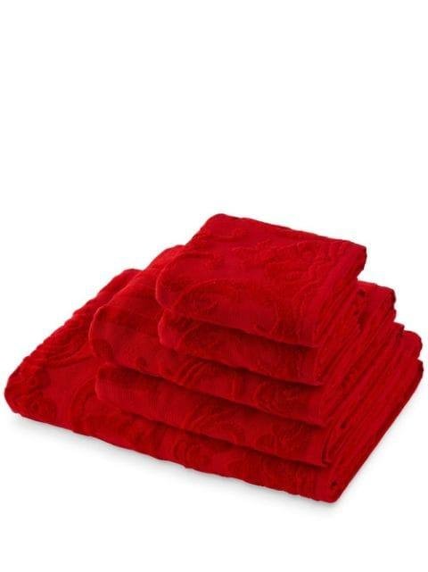 jacquard cotton bath towel by DOLCE&GABBANA