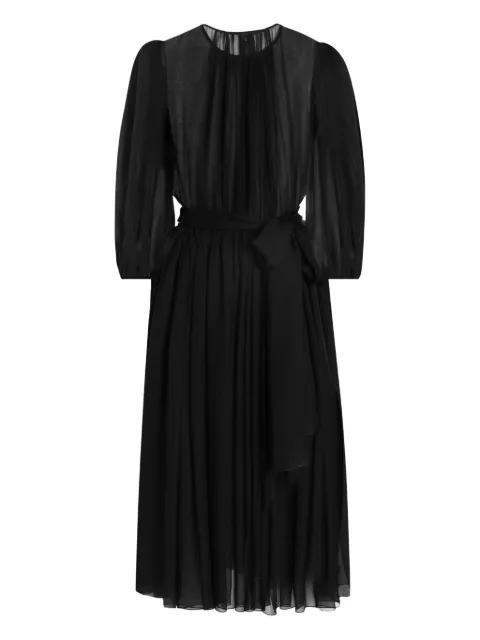 jewel-embellished chiffon dress by DOLCE&GABBANA