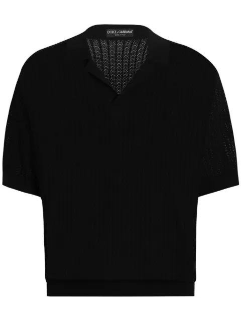 knitted polo shirt by DOLCE&GABBANA