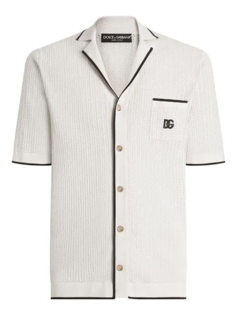 knitted short-sleeve shirt by DOLCE&GABBANA
