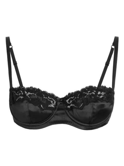 lace-appliqué balconette bra by DOLCE&GABBANA