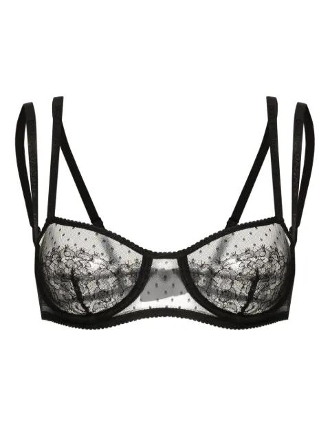 lace balcony bra by DOLCE&GABBANA