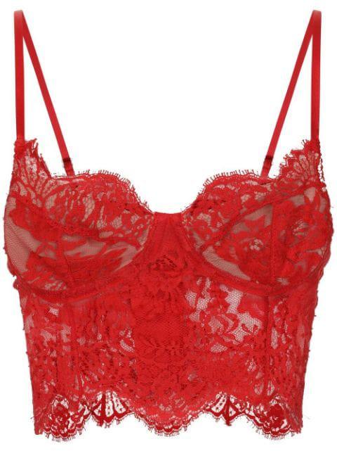 lace corset top by DOLCE&GABBANA