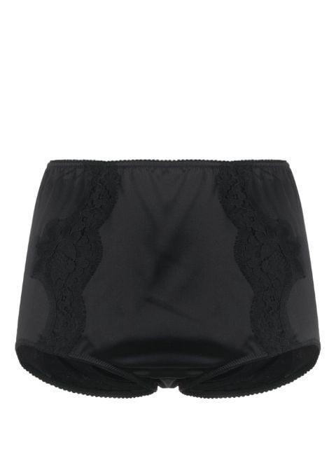 lace-detail zipped briefs by DOLCE&GABBANA