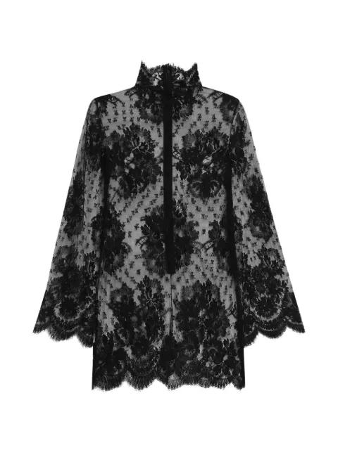 lace dress with high-neck by DOLCE&GABBANA