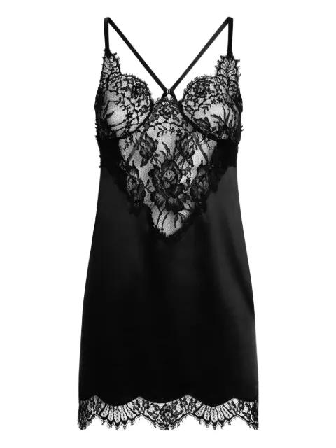 lace-embroidered satin camisole by DOLCE&GABBANA