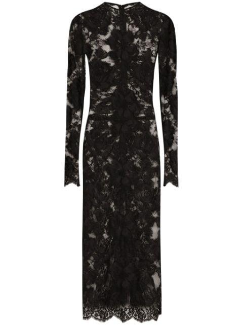 lace midi dress by DOLCE&GABBANA