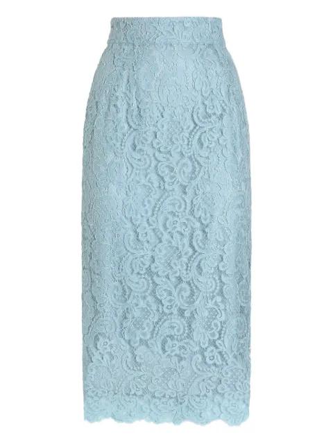 lace midi skirt by DOLCE&GABBANA