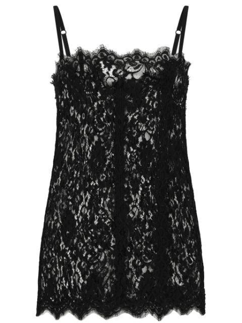lace square-neck camisole by DOLCE&GABBANA
