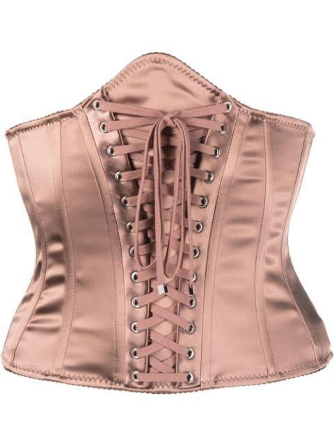 lace-up corset by DOLCE&GABBANA